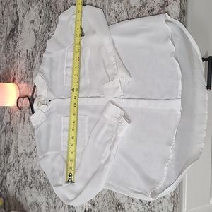 White sheer blouse